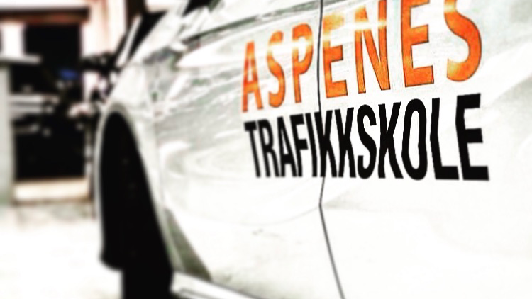 Bilde fra ASPENES TRAFIKKSKOLE i Tromsø